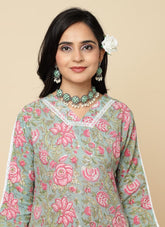 Alluring Looking Salwar Suit in Grey Colour